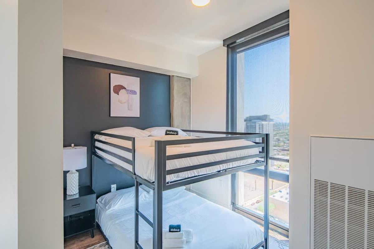 Ferienwohnung Detailed 2Bd, Highrise Dt, Pool, Gym, Parking, Sleeps 8 Phoenix Exterior foto