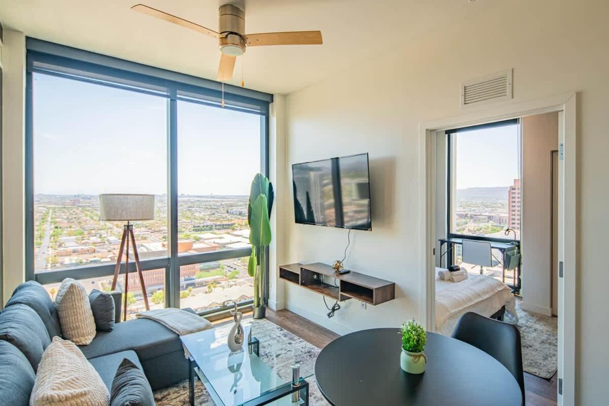 Ferienwohnung Detailed 2Bd, Highrise Dt, Pool, Gym, Parking, Sleeps 8 Phoenix Exterior foto