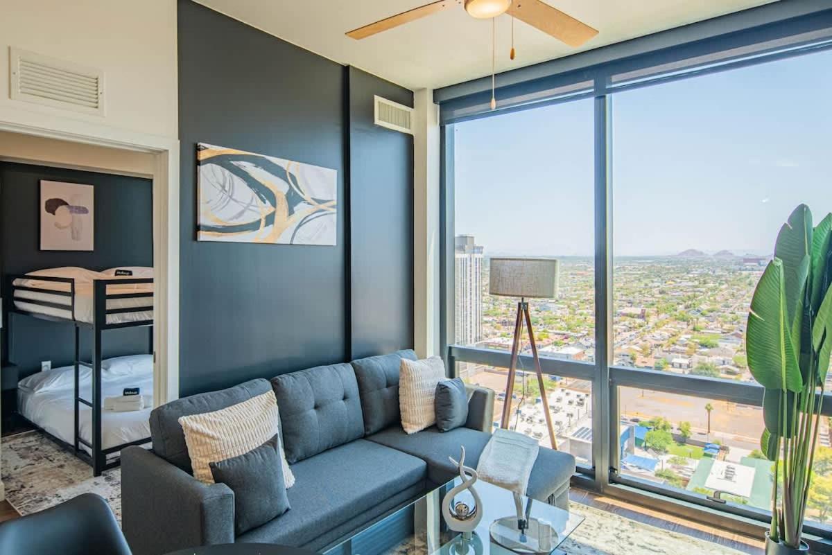 Ferienwohnung Detailed 2Bd, Highrise Dt, Pool, Gym, Parking, Sleeps 8 Phoenix Exterior foto