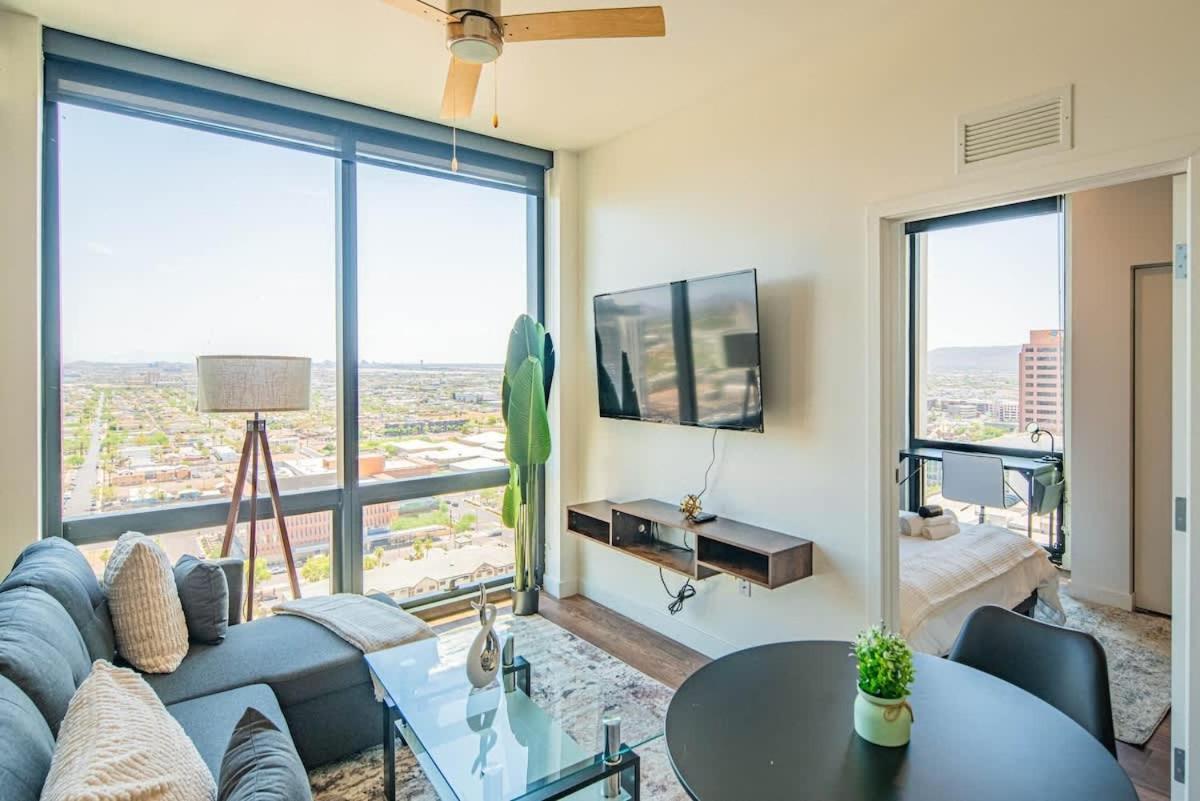 Ferienwohnung Detailed 2Bd, Highrise Dt, Pool, Gym, Parking, Sleeps 8 Phoenix Exterior foto