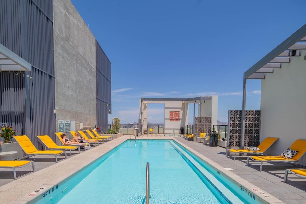 Ferienwohnung Detailed 2Bd, Highrise Dt, Pool, Gym, Parking, Sleeps 8 Phoenix Exterior foto