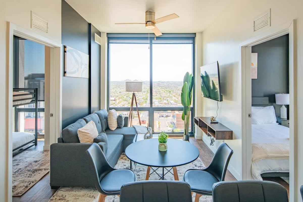 Ferienwohnung Detailed 2Bd, Highrise Dt, Pool, Gym, Parking, Sleeps 8 Phoenix Exterior foto